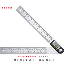 디지털 각도기 200mm /300mm 디지털 미터 각도 경사계 눈금자 전자 파인더, 01 200MM ST