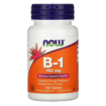 나우푸드 B-1 100mg 타블렛, 100개입, 2개, 100정