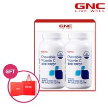[GNC] 츄어블 비타민 C 100 (90정) 2개입 세트 2개월분, 단품, 단품