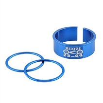 자전거 크랭크축 크랭크샤프트 MUQZI-MTB 도로 하단 브래킷 어댑터 24mm ~ 22mm 변환 와셔 알루미늄 합금 링107283, Blue