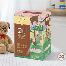 코디 에코그린 PTF03174N 2겹 180매 미용티슈 각티슈 (3개입), 6팩 (18개입)