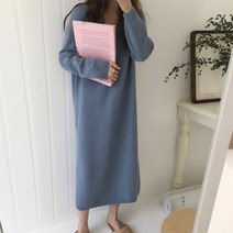 모노위크 전컬러당일배송 포근 브이넥 캐시미어 루즈핏 니트 원피스