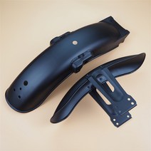 cg125 휀다 리어휀다 프론트휀다 세트 블랙 실버 머드가드 커스텀 튜닝파츠, 롱프론트리어세트개
