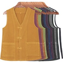 아리랑의봄 20수 핀턱 생활한복 조끼 12가지 색상 단체복 생활복 템플스테이 작업복 남녀공용