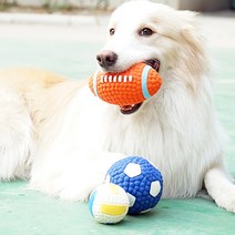 지고독 라텍스공 대형견 운동기구 이갈이장난감, 1개, 축구공