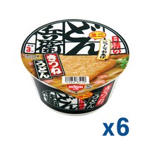 닛신 돈베이 키츠네 유부 우동 미니 (서일본) 6개