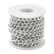 트위스트 케이블 크로스 목걸이 DIY 공예 용 체인 찾기 실버 골든 체인