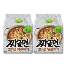 풀무원 짜글면 고깃집 된장찌개 4입 멀티팩, 2개