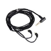 0.78mm 2 핀 CIEM OCC 오디오 케이블 64 오디오/Canal Works/qdc/인 이어 모니터 이어폰용 마이크 포함, 01 With mic
