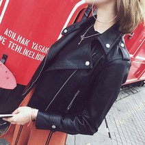 쿨샵 여성 라이더자켓 블랙가죽자켓 캐주얼자켓 221505EA