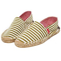 릴리스 에스파듀 슬립온 Taupe Wide Stripe