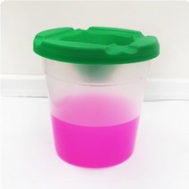 (주)서흥아트 TOYOArt Non Spilt Paint Pot 토요아트 흘림방지 미술물통 랜덤