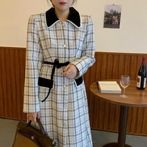 상견례룩 하객인사룩 추천 트위드 롱원피스