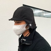 남자 겨울 파일럿모자 방한 모자 귀도리 군밤 벙거지