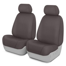 Covercraft SS3245PCGY 맞춤형 핏 프론트 버킷 시트 세이버 커버 폴리코튼 원단 그레이 3541011981, Front buckets with adjustable, Grey_Front buckets with adjust