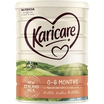 카리케어 호주 Karicare Stage 1 Infant Milk 1단계 뉴질랜드 인펀트 0-6개월 분유 900g, 1팩