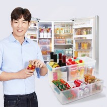 냉장고 정리 칸칸 수납 트레이 1+1, 상세설명 참조