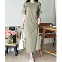 마가렛 롱 원피스 5color / 봄신상 무지 원피스 빅사이즈 박스 맥시 국내생산 트레이닝