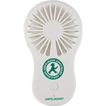 일본직발송 2. 산탄 암페르망 휴대용 선풍기 핸디팬 충전식 LED 라이트 GO APF -SA001 그린 B089MCXPSC, One Size