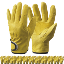 한우 알곤장갑 노랑 이중덧댐 양피 용접장갑 10켤레, 10세트, 황색