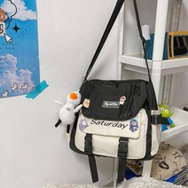 수련회 견학 초등여학생 브로치 크로스백 휴대폰가방 보조백 어깨쌕