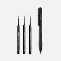 모나미 FX 700 리필 FX153 고급볼펜 리필, 12개입, 블랙잉크(0.5mm)