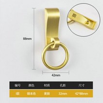 캐비닛 도어 핸들 새로운 서랍 순수 구리 골드 단일 구멍 펜던트 단단한 가구 황동 옷장, 7.I款原铜色