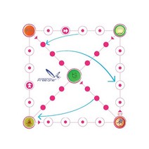 프리원 윷놀이말판(천재질) 플라잉디스크 윷놀이