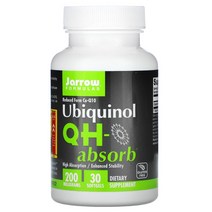 자로우 포뮬라 유비퀴놀 QH-Absorb 200mg 소프트젤 30정, 200 mg, 30 개