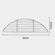 바베큐 도구용 베이킹 철판 스테인레스 스틸 요리 그물 변형 저항 그릴 메쉬 스팀 랙, Small, Small