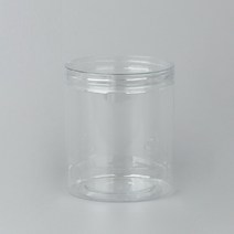 미네끄네 쿠키용기 고투명원형통 반찬통 이유식통, 8.GL-002S, 1개