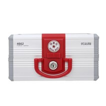 회사직인 사용인감 법인인감 명판 도장케이스 도장보관함 스탬프 상자 이중 잠금 비밀번호 알루미늄 합금 마감 인쇄 패드가있는 공식 휴대용 개인 금융 다기능 조합 세트 2, 9 그리드 스탬프 상자