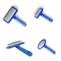 플러쉬퍼피 슬리커 브러쉬 비숑슬리커 푸들 포메라니안 빗, 플러쉬퍼피 소프트 슬리커 미니