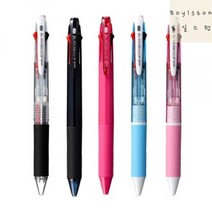 [유니]_/_제트스트림_흑+청+적+녹]_[0.7mm_4색볼펜_[SXE4-500-07][투명] 151E, 상세페이지 참조