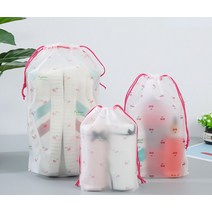 스파우트파우치 음료 투명 육수 주스팩 액상 화장품 가방 보관 여행용 방수 메이크업 목욕 드로스트링 정리함 세면 용품 세척 키트 1PC, 19.18x25cm 1pcs - 10, 1개