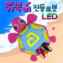 과학LED 거북이 진동로봇-5인용-ZHG과학교구.과학키트.실험실습