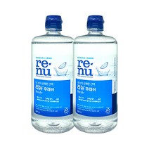 리뉴 후레쉬 렌즈 세정액, 500ml, 2개