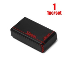 인테리어1PC 전자 프로젝트 상자 ABS 플라스틱 방수 커버 인클로저 박스 블랙 악기 케이스 전기 용품 2021, 01 black 50x28x15mm, 10 50x28x15mm