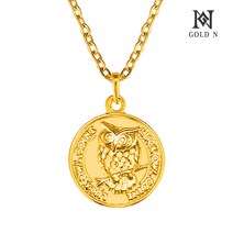 골드앤 순금 24K 부엉이 코인 목걸이 소 1.76g