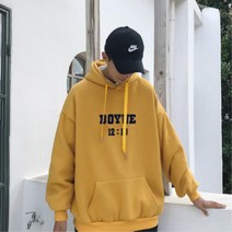 고등학생 박시한 기모안감 주머니 후드티 수련회 모자맨투맨 데일리