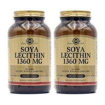 솔가 대두 레시틴 1360mg 100정 2개 인지질 소이 소야