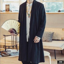 가바바 빅사이즈 남성 롱가디건 멋진남성이 입는 로브스타일 아우터 G63920