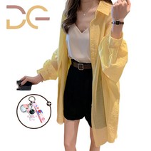Dige 여성용 가디건 롱 셔츠 봄여름 오버핏 빅사이즈