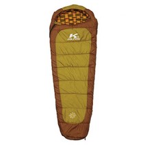 콜핑 쉘 마스터 KFA3431U/콜핑침낭/침낭/솜침낭/이월침낭/삼계절침낭, 브라운