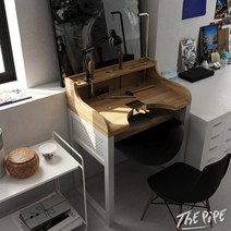 세공책상 금속 원목 주얼리 작업대 보석 공방 테이블, 스텐실 금속가공테이블 800x550x900mm
