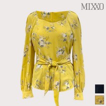 미쏘 미쏘 플라워랩 블라우스_MIWBL9911S