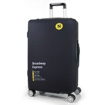 [Travel Mate] 뉴욕시티 트랜싯 캐리어커버(TLC01-BK) - 블랙(M)