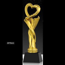 트로피 미니 우승 시상식 졸업 골프 축구 트로피 골드 도금 수지 트로피 하단 크리스탈 커스텀 창의력 친, 18 S