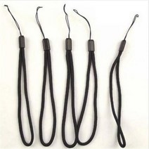 카메라 넥 스트랩 고리 액세서리 캐논 니콘 소니 올림푸스 후지필름 DC 카메라용 전화 끈 손 손목 블랙 스트링 나일론 5 개, Black, 01 5Pcs Black