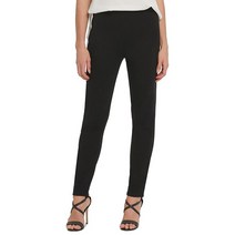 [DKNY] 슬림 레그 풀 온 폰테 앵클 팬츠